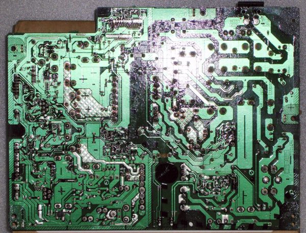 Foil side of PCB